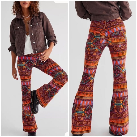 Free People Pants - Free People Retro Stretchy Corduroy Flares